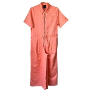 Jordan Heritage Woman's Flight Suit Coral Color One Piece Size XS